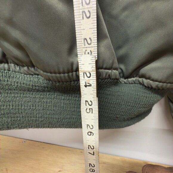 Vtg Military 90's US Navy Flight Jacket CWU-45 Fighter VFA-131Wildcats Hornet - Picture 8 of 10